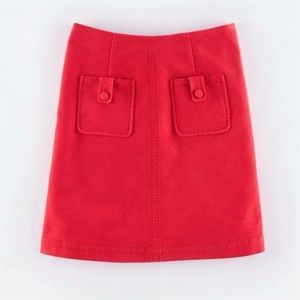 Boden Cambridge Skirt Red Sz 12